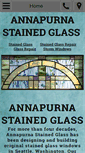 Mobile Screenshot of annapurnastainedglass.com